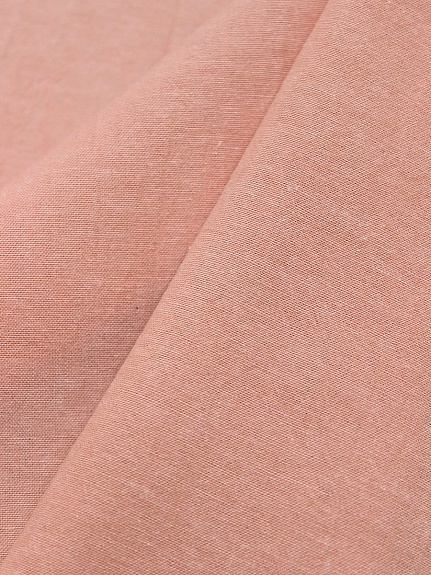 Вареный (стираный) хлопок цв.Розово-персиковый меланж, ш.2.5м, хлопок-100%, 115гр/м.кв