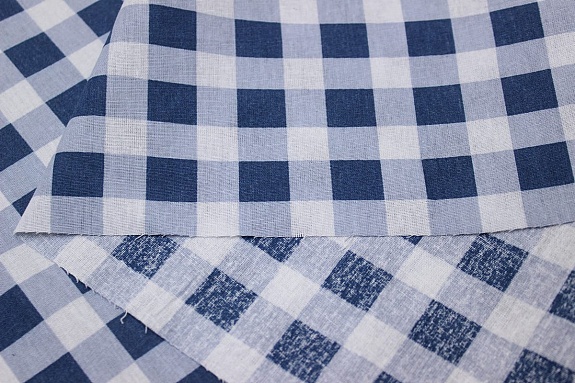 Поплин "Ягодное ассорти - клетка", (комп), ш.2.2м, хлопок-100%, 110гр/м.кв