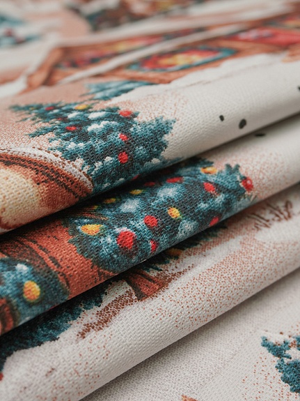 Дорожка "Зимний уют", ш.0.5м, хлопок-100%, 225гр/м.кв