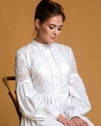 Платье из Шитья (вышитой ткани)