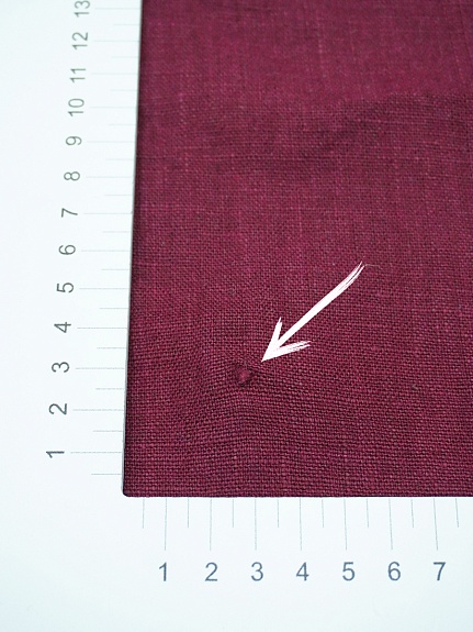 Лен костюмный с эффектом мятости цв.Спелая вишня, ш.1.45м, лен-100%, 280гр/м.кв