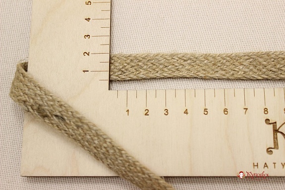 Тесьма плетеная, 15мм, джут-100%