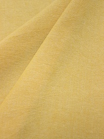 Вареный (стираный) хлопок цв.Горчично-желтый меланж, ш.2.5м, хлопок-100%, 110гр/м.кв