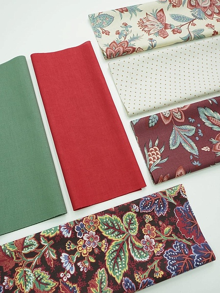 Набор тканей для рукоделия "Царевна", 45см*30см, 6шт