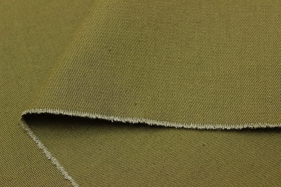 Саржа цв.Хаки, ш.1.53м, хлопок-100%, 260гр/м.кв