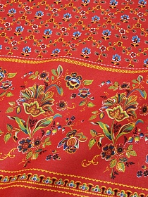 Рогожка "Ализарин" цв.красный, СОРТ2, ш.1.5м, хлопок-100%, 160гр/м.кв