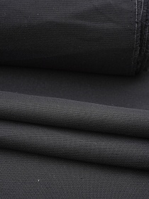 Рогожка цв.Черный с серым оттенком, ш.1.5м, хлопок-100%,160гр/м.кв.