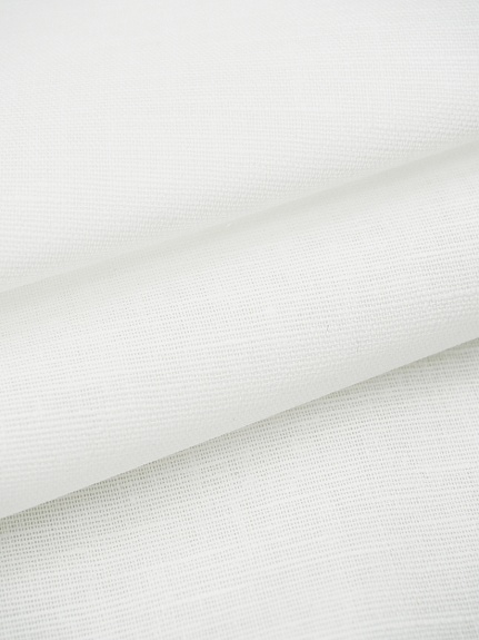 Полулен цв.Белый, ш.2.2м, лен-53%, хлопок-47%, 130гр/м.кв