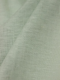 Лен костюмный цв.Морозная зелень, ш.1.5м, лен-100%, 180гр/м.кв