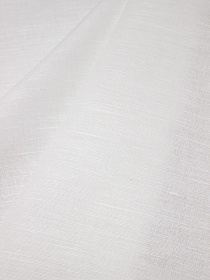 Мерный лоскут( ткань в отрезах) Полулен цв.Белый, ш.1.5м, лен-56%, хлопок-44%, 210гр/м.кв