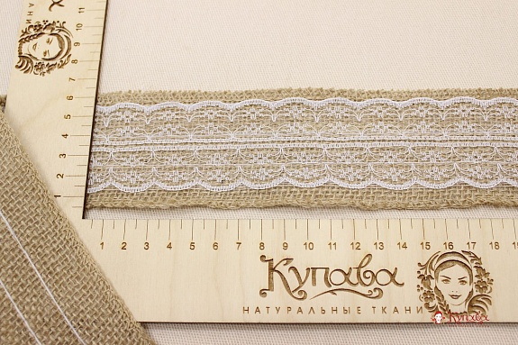 Лента джутовая, 60мм, джут-70%, п/э-30%