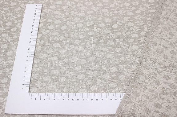 Полульняной жаккард "Весенний", ВИД2, ш.1.6м, лен-51%, хлопок-49%, 230гр/м.кв