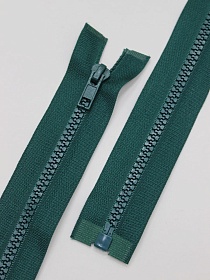 Молния тракторная №5 цв.темный малахит, 60см