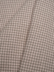 Лен костюмный с эф.мятости "Гусиная лапка" цв.бежевый/лососевый, ш.1.45м, лен-100%, 350гр/м.кв