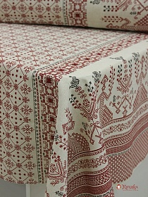 Полулен "Макошь" (на суровом), ш.1.5м, лен-30%, хлопок-70%, 140гр/м.кв