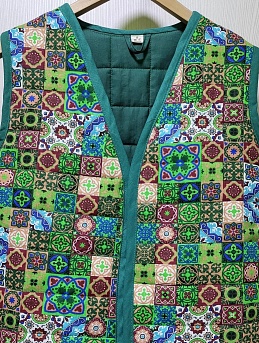 Стеганый жилет из бязи "Маракеш"