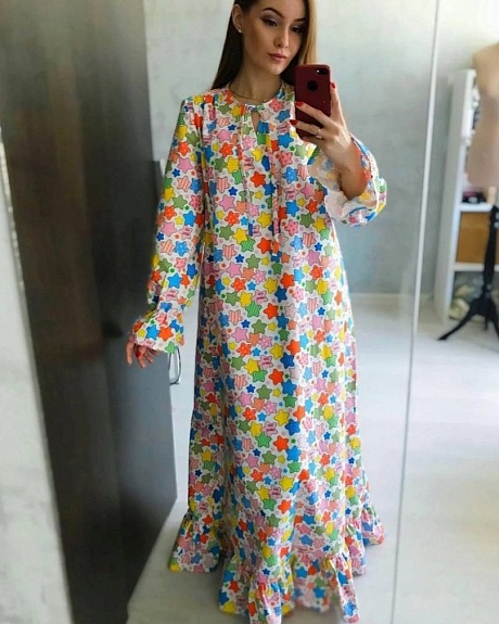Ночная рубашка из фланели