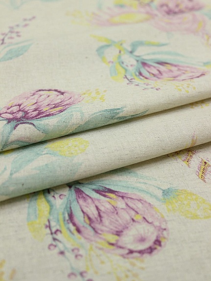 Полулен "Протея" (на суровом), ш.1.5м, лен-30%, хлопок-70%, 155гр/м.кв