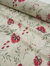 Полулен "Леди Маргарет" (на суровом), ш.1.5м, лен-30%, хлопок-70%, 140гр/м.кв