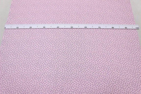 Трикотаж Кулир.гладь "Цветочные искорки" цв.розовый, ВИД2, ш.1.96м (0.98м*2, чулок), Карде, хл-100%