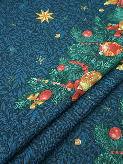 Рогожка "Сияние праздника", ш.1.5м, хлопок-100%, 165гр/м.кв