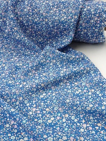 Штапель "Полевая скромность" цв.св.васильково-голубой, ш.1.45м, вискоза-100%, 105гр/м.кв