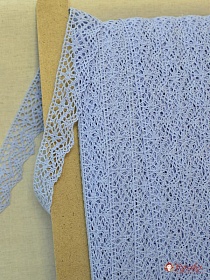Кружево цв.голубой-3, ш.32мм, хлопок-90%, п/э-10%