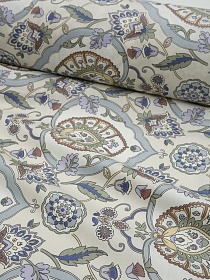 Сатин "Джуна" цв.кремовый, ш.2.35м, хлопок-100%, 110гр/м.кв