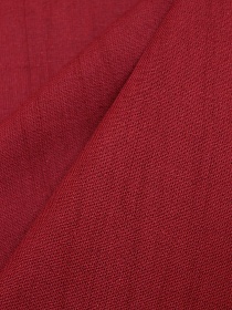 Хлопколен винтаж (жгутовое окрашивание) цв.Красно-бордовый, ш.1.54м, лен-15%, хлопок-85%, 200гр/м.кв