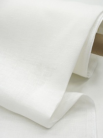 Лен постельный цв.Белый, ш.2.2м, лен-100%, 170гр/м.кв