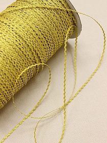 Вьюнчик цв.Желтое золото, 3мм