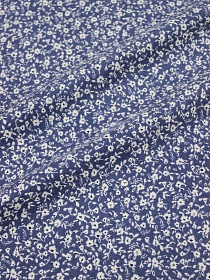 Теплый хлопок "Паула" цв.темный джинс, ш.1.5м, хлопок-100%, 160гр/м.кв