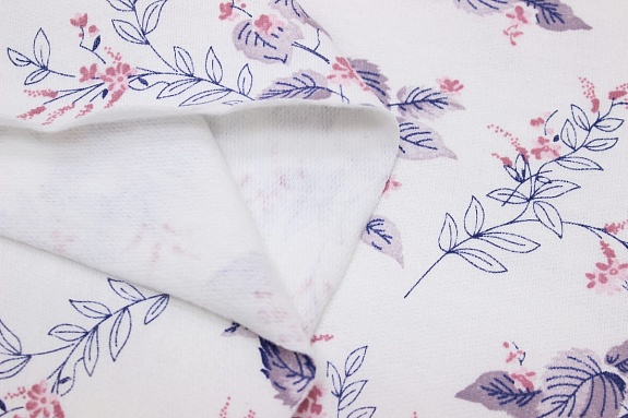 Футер 2-х нит. начес "Мелисса", ш.2.14м(1.07м*2, чулок), Карде, хлопок-100%, 180гр/м.кв