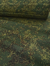 Саржа "Камуфляж пиксельный", ВИД 3, ш.1.5м, хлопок-100%, 260гр/м.кв