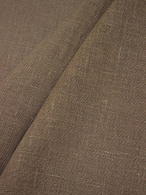 Лен костюмный с эффектом мятости цв.Бежево-коричневый-2, ш.1.45м, лен-100%, 190гр/м.кв