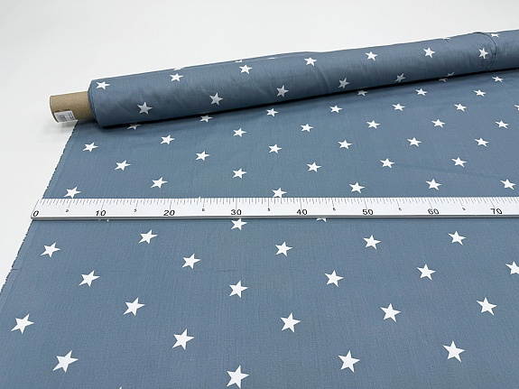 Сатин "Ралли - звезды", (комп), ш.2.35м, хлопок-100%, 120гр/м.кв