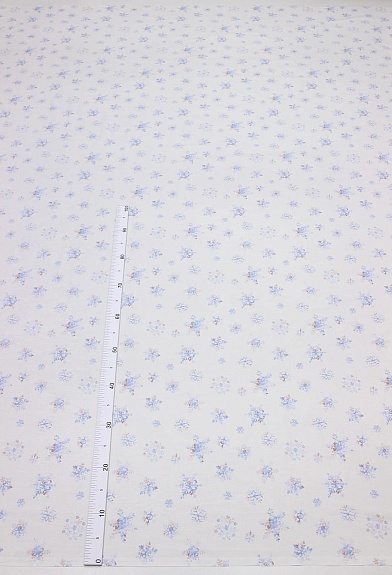 Перкаль "Накануне Рождества - снежинки", (комп), ш.2.2м, хлопок-100%, 110гр/м.кв