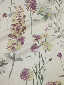 Полулен "Летний оазис" (на т.суровом),  ш.2.2 м, лен-24%, хлопок-76%, 160гр/м.кв