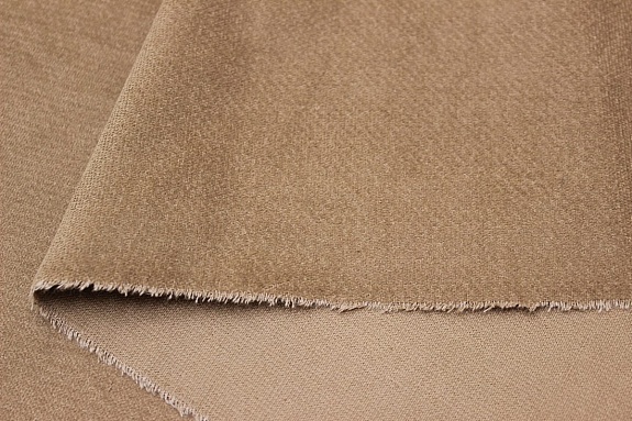 Бархат цв.Молочный шоколад, ш.1.48м, хлопок-90%, лайкра-5%, п/э-5%, 280гр/м.кв
