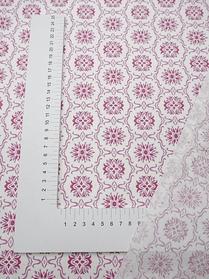 Перкаль "Вильяна" цв.малиновый, ш.1.5м, хлопок-100%, 100гр/м.кв
