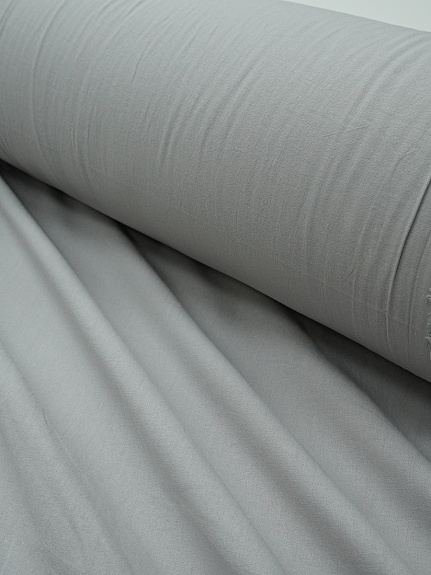 Вареный (стираный) хлопок цв.Пепельно-серый, ш.2.5м, хлопок-100%, 110гр/м.кв