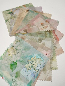 Комплект образцов "Вискозный шифон Цифр.печать"