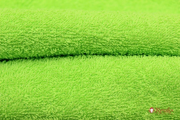 Махровая ткань цв.Салатовый, ш.1.5м, хлопок-100%, 350гр/м.кв