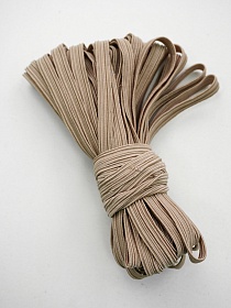 Резинка бельевая цв.Кофейно-сливочный, ш.10мм, 10м