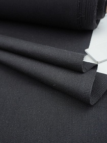 Саржа (твил) цв.Черный, СОРТ2, ш.1.5м, хлопок-65%, п/э-35%, 240гр/м.кв