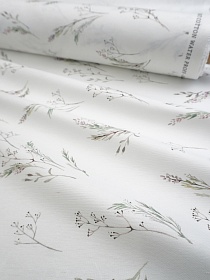 Ткань Дак/Duck (Digital) "Ласковый ветер" цв.белый, ш.1.8м, хлопок-65%, п/э-35%, 205гр/м.кв