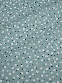 Теплый хлопок "Дюймовочка" цв.св.голубой мох, ш.1.45м, хлопок-100%, 150гр/м.кв