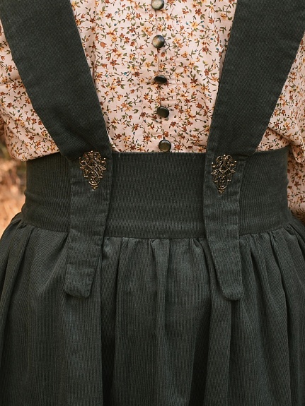 Блуза из импортного хлопка и сарафан из микровельвета