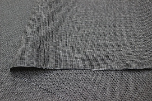 Лен костюмный цв.Брезентово-серый, СОРТ2, ш.1.5м, лен-100%, 185гр/м.кв