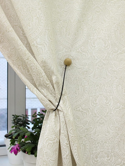 Мерный лоскут (ткань в отрезах) - Полулен "Фариза" (на суровом), ВИД2, ш.1.5м, лен-30%, хл-70%